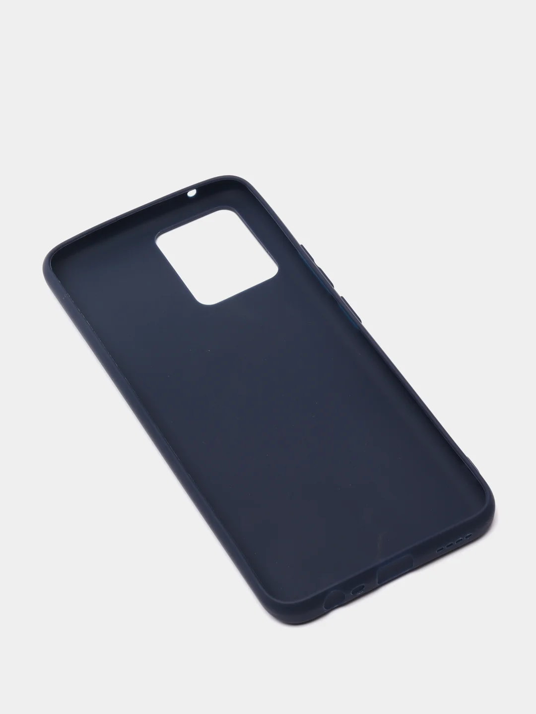 Темно-синий чехол Realme 8 / 8 Pro, силиконовый матовый, soft touch