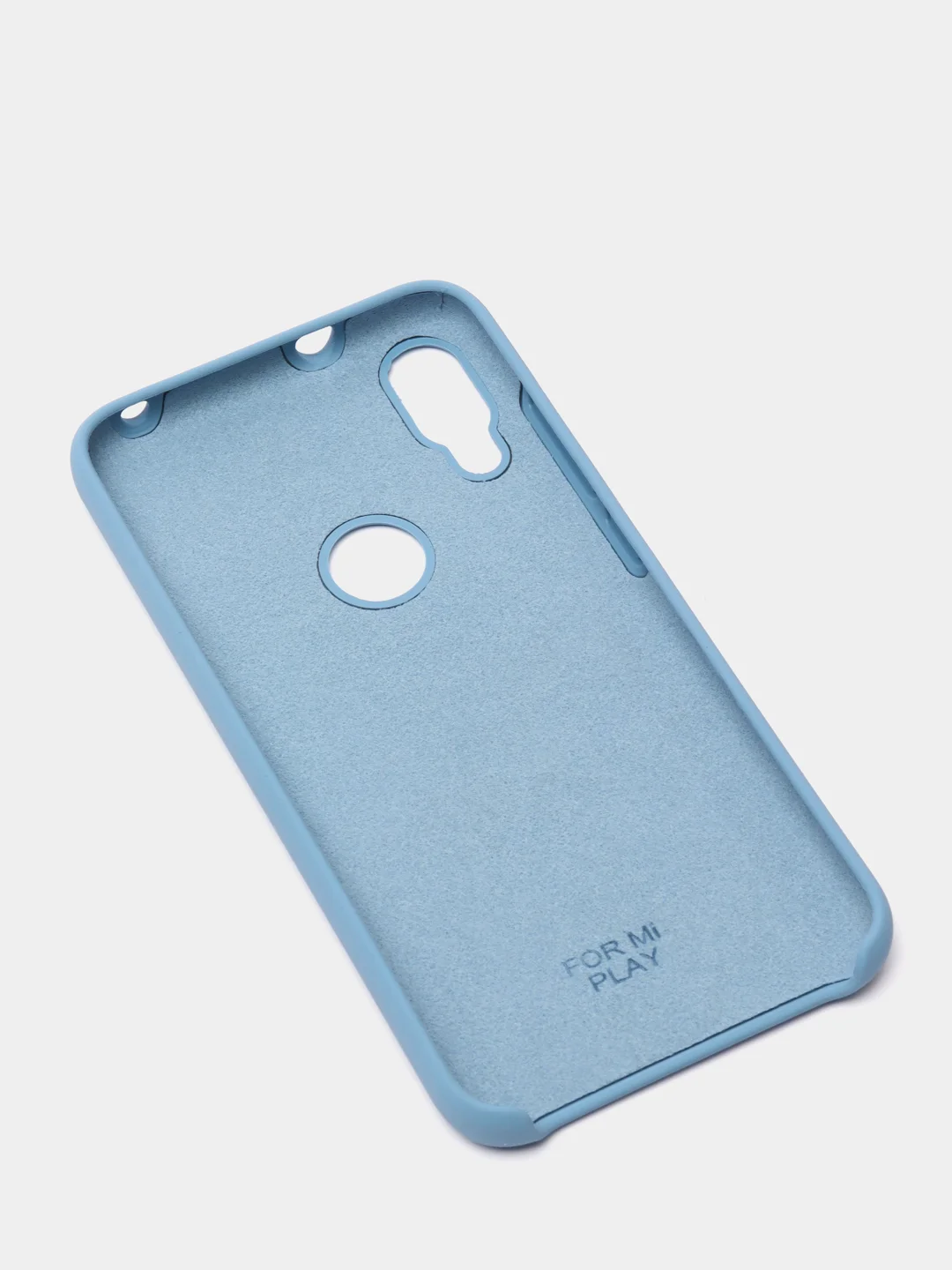 Синий меланж чехол Xiaomi Mi Play, Сяоми Ми Плей силиконовый Silicone case