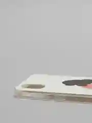 Кремовый чехол для Samsung Galaxy A03 Core (Самсунг Галакси А03 Кор), силиконовый, с рисунком