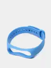 Голубой ремешок для Mi Band 4, Mi Band 3, силиконовый