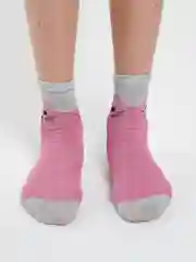 Коралловый носки с рисунком "Кошка"