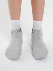 Серый носки с рисунком "Кошка"