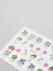 Черный наклейки для дизайна ногтей, слайдеры