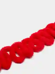 Красный пряжа Alize Puffy Fine