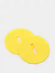 Белый бизиборд из фетра