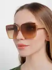 Бежевый солнцезащитные очки