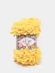 Желтый пряжа Alize Puffy Fine