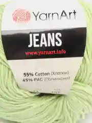 Мятный пряжа YarnArt Jeans Ярнарт Джинс