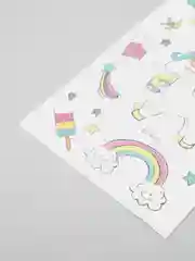 Конфетный татуировки "Единороги, мультяшные животные", 12*7,5 см