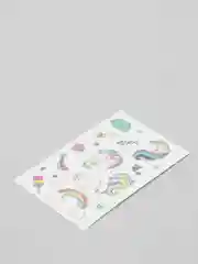 Конфетный татуировки "Единороги, мультяшные животные", 12*7,5 см