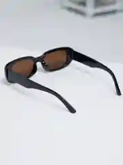 Шоколадный прямоугольные солнцезащитные очки