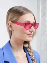 Фуксия прямоугольные солнцезащитные очки