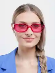 Фуксия прямоугольные солнцезащитные очки