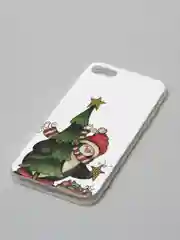 Зеленый чехол iPhone 11, 12/ 12 Pro 6.1 mini, 7/ 8/ SE 2020, 5/ 5s /se 2016 с новогодним рисунком