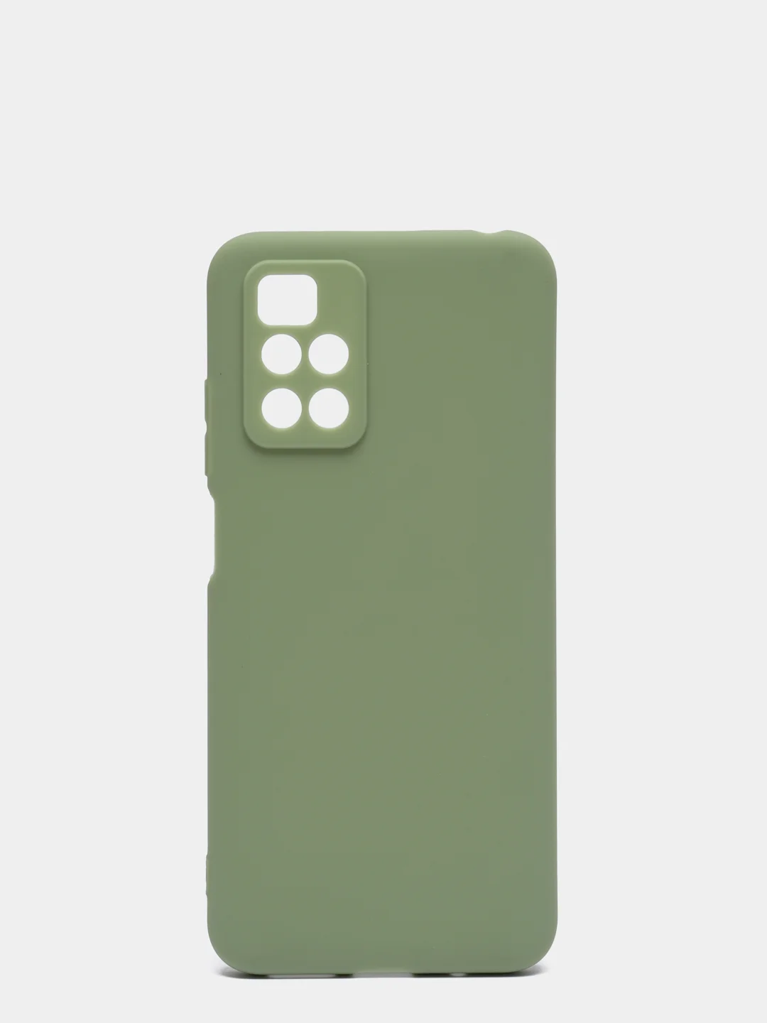 Оливковый чехол для Xiaomi Redmi 10 силиконовый