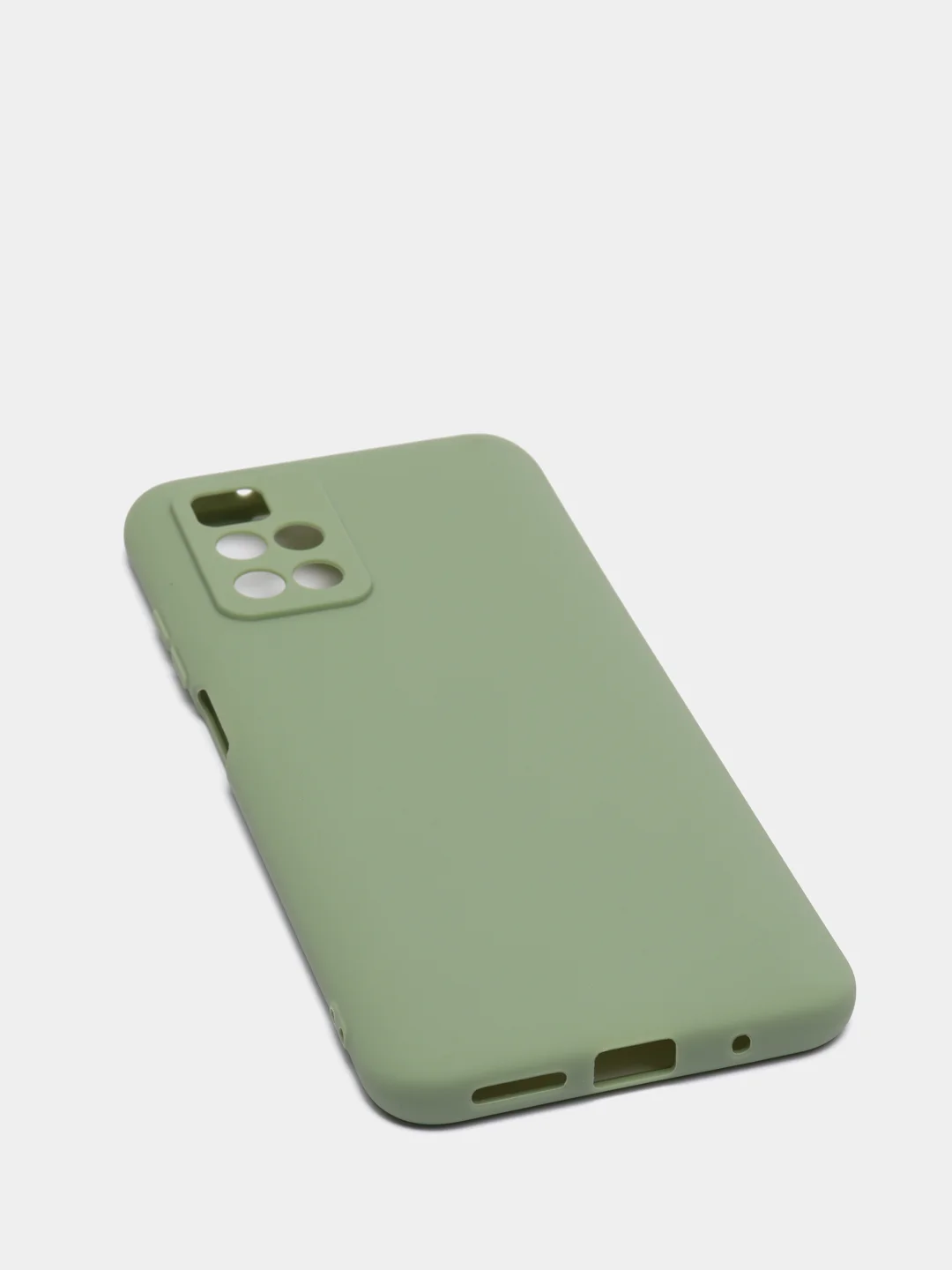 Оливковый чехол для Xiaomi Redmi 10 силиконовый