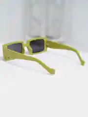 Оливковый женские прямоугольные солнцезащитные очки