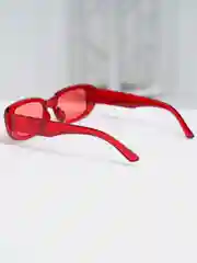 Алый прямоугольные солнцезащитные очки