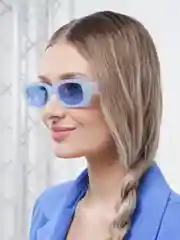 Ледяной прямоугольные солнцезащитные очки