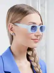 Ледяной прямоугольные солнцезащитные очки
