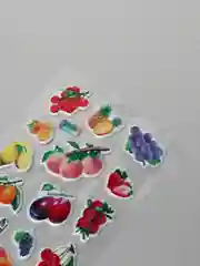 Серый наклейки стикеры детские объемные Фрукты Ягоды Цветы