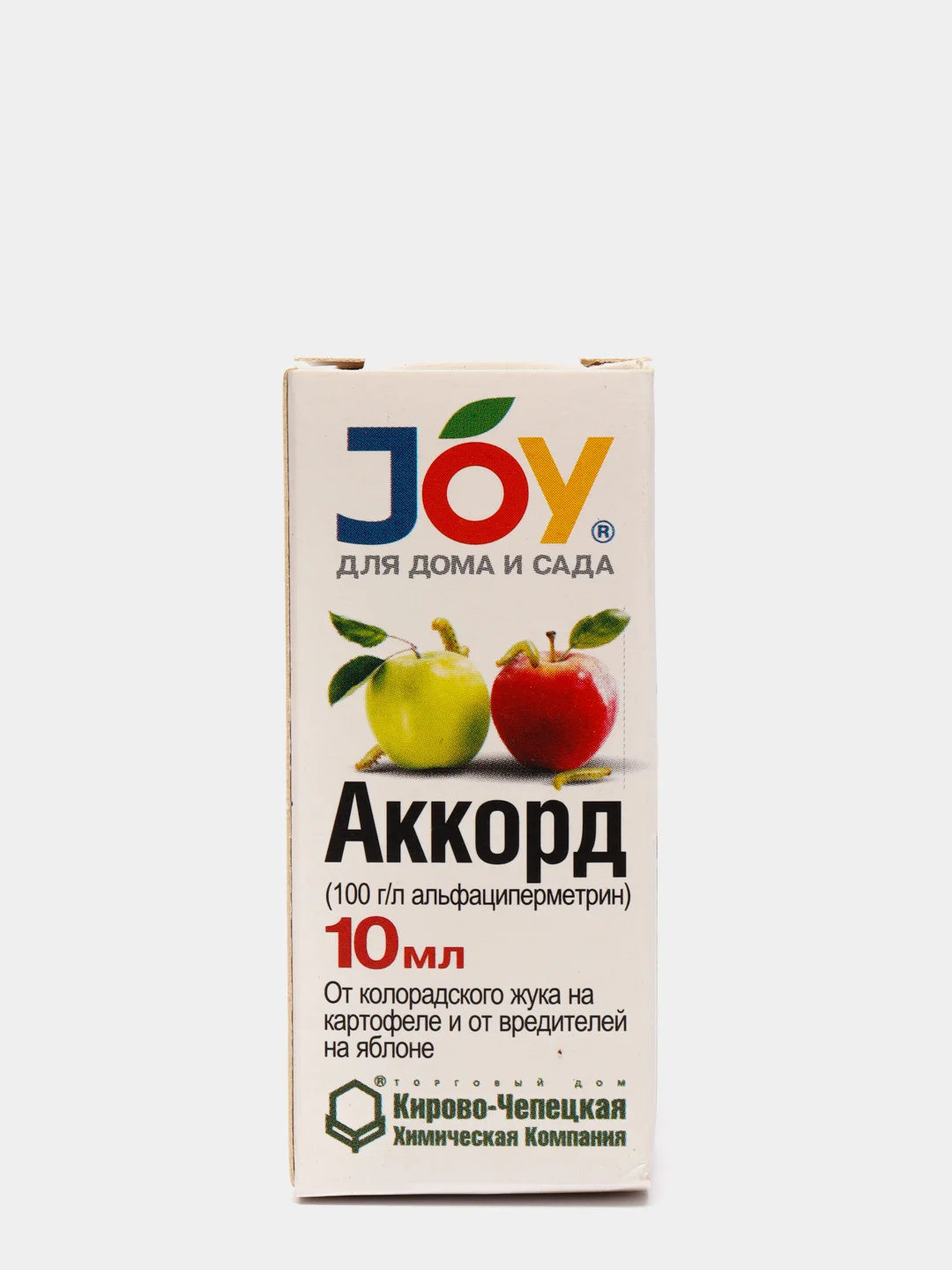 Белый защита яблонь и картофеля от вредителей JOY "Аккорд", 10 мл