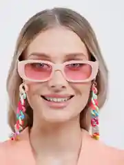 Зеленый цепочка для очков цветная / Аксессуары для очков / Цепочки на очки