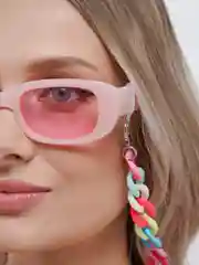 Зеленый цепочка для очков цветная / Аксессуары для очков / Цепочки на очки