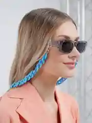 Белый цепочка для очков цветная / Аксессуары для очков / Цепочки на очки