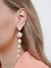Серьги жемчуг / Серьги длинные / Массивные серьги / Женские серьги
