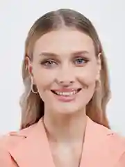 Золотой серьги капли / Серьги женские