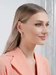 Золотой серьги капли / Серьги женские