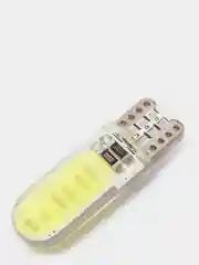 Белый автомобильная светодиодная габаритная LED лампа T10 W5W, для фар и салона автомобиля