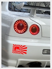 Наклейка на авто JAPAN JDM domo kun