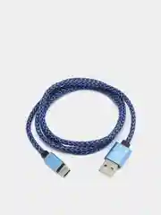 Серебряный кабель micro USB, Type-C, для зарядки и передачи данных