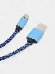 Серебряный кабель micro USB, Type-C, для зарядки и передачи данных