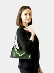 Тёмно-зелёный сумка Женская/Кросс Боди/на Плечо/Мини/Маленькая сумка