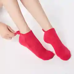 Красный носки для йоги антискользящие, теплые, плотные, спортивные