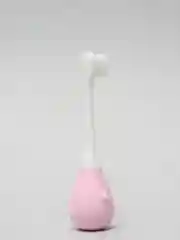 Розовый яркая детская зубная щетка