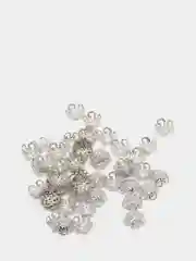 Серый шапочки для бусин 10,20,30,50 и 100шт, фурнитура для бижутерии