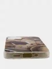 Бронзовый чехол iPhone 12 / 12 Pro, 12 Pro Max, 12 Mini чехол силиконовый с рисунком