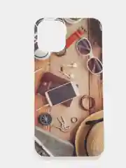 Бронзовый чехол iPhone 12 / 12 Pro, 12 Pro Max, 12 Mini чехол силиконовый с рисунком