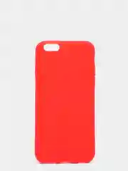 Красный чехол силиконовый матовый для iPhone 7 Plus, 8 плюс 6, 6s, 7, 8, SE 2020