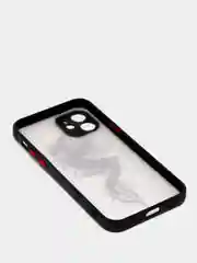 Угольный чехол на iPhone (Айфон) 11/13/14/15/X/XR/7/8 Plus/SE2/XS Max/12 Pro Max про макс