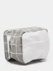 Серый корзина для хранения вещей