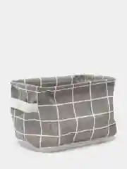 Серый корзина для хранения вещей