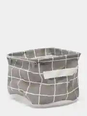 Серый корзина для хранения вещей