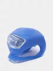 Синий фонарь велосипедный