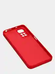 Красный чехол с защитой камеры и бархатом внутри Redmi Note 11 2022 6,43 / Note 11S 2022