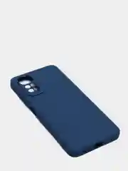 Синий чехол с защитой камеры и бархатом внутри Redmi Note 11 2022 6,43 / Note 11S 2022